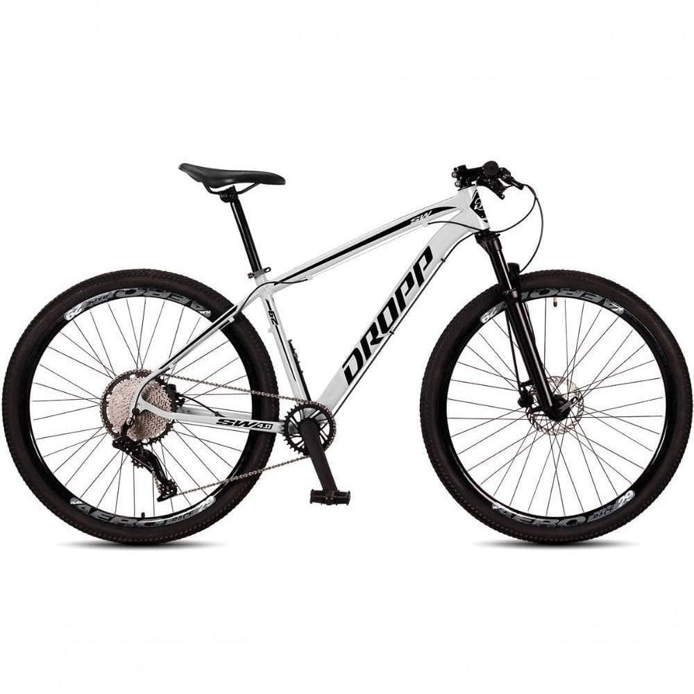Bicicleta Dropp Sw 12v Aro 29 Freio Hidráulico Suspensão Com Trava Branco+preto 21 Branco+preto