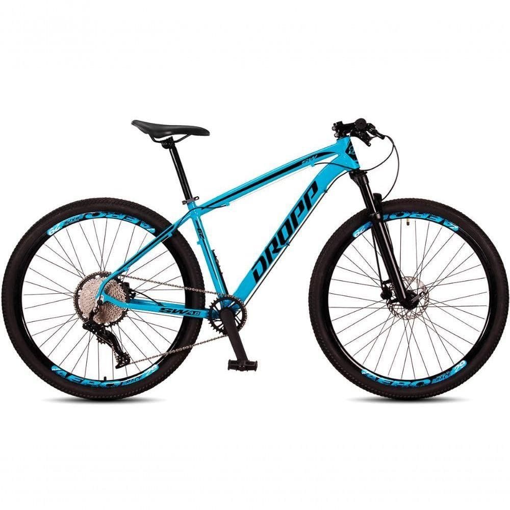 Bicicleta Dropp Sw 12v Aro 29 Freio Hidráulico Suspensão Com Trava Azul+preto 21 Azul+preto