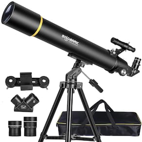 Telescópio SOLOMARK 80900 Professional com abertura de 80 mm
