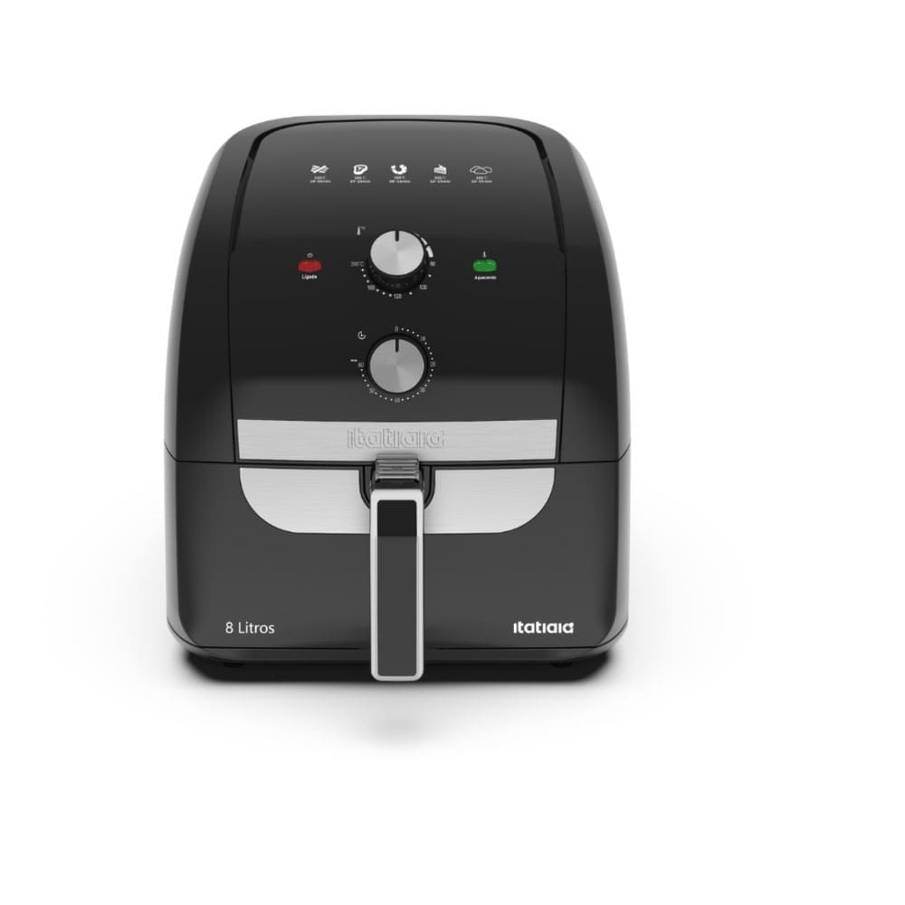 Fritadeira Air Fryer Itatiaia 8 Litros Preta AFITA2003 – 220 Volts