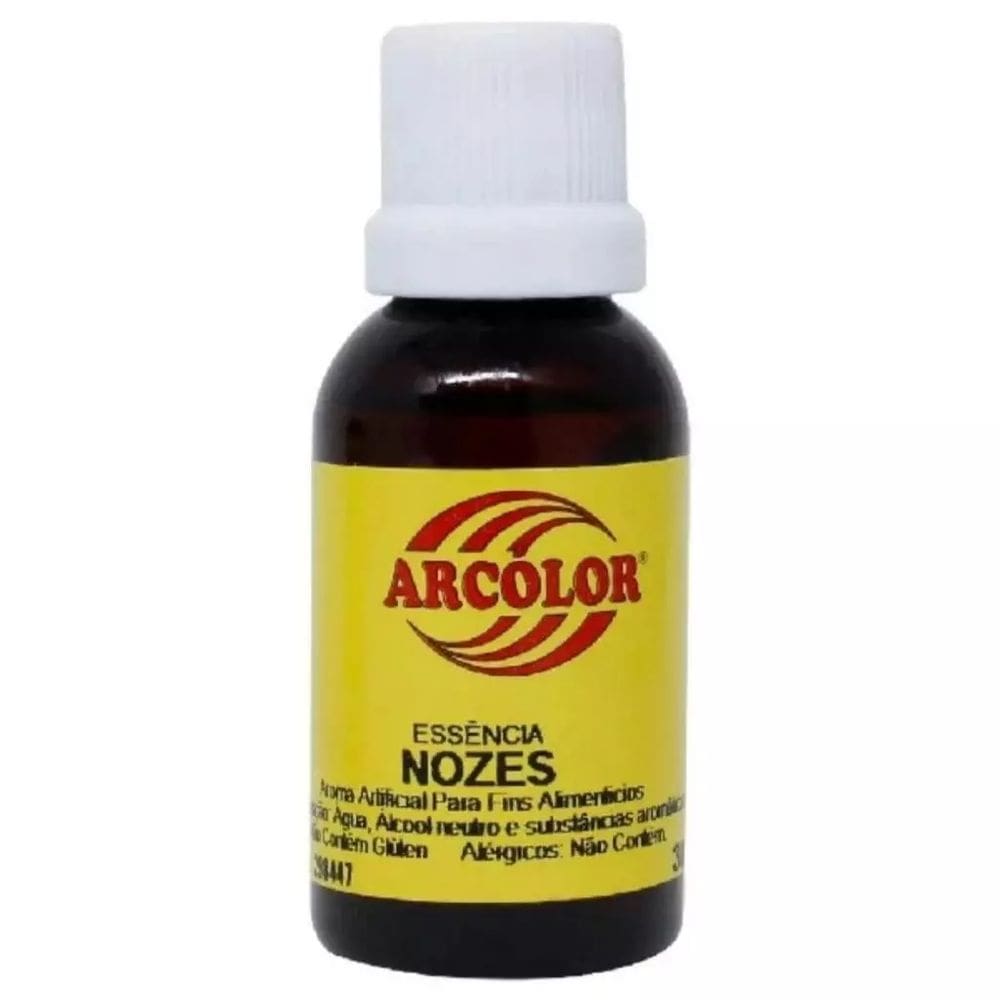 Essência Comestível Artificial 30ml Arcolor Nozes