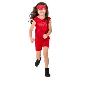 Fantasia Infantil PJMask Corujita Regina Pop M