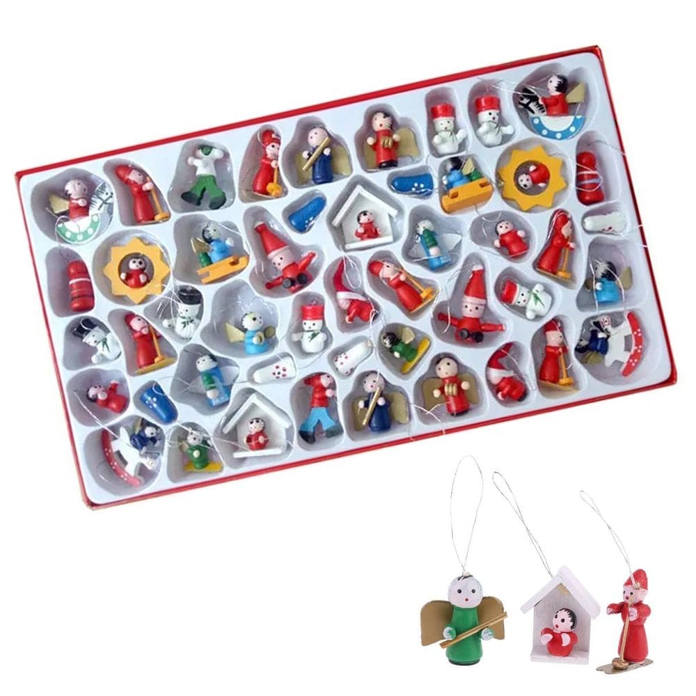 Enfeite de Natal Madeira Arvore Natalina Pigente Boneco Decoraçao Festa Fim de Ano Ornamentaçao Evento Confraternizaçao