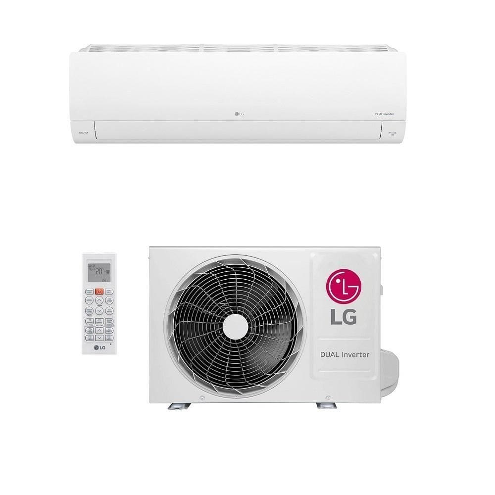Ar Condicionado Split LG Hi Wall Dual Inverter Voice +AI 12.000 BTU/h Frio Monofasico Branco S3-Q12JA31B 127V