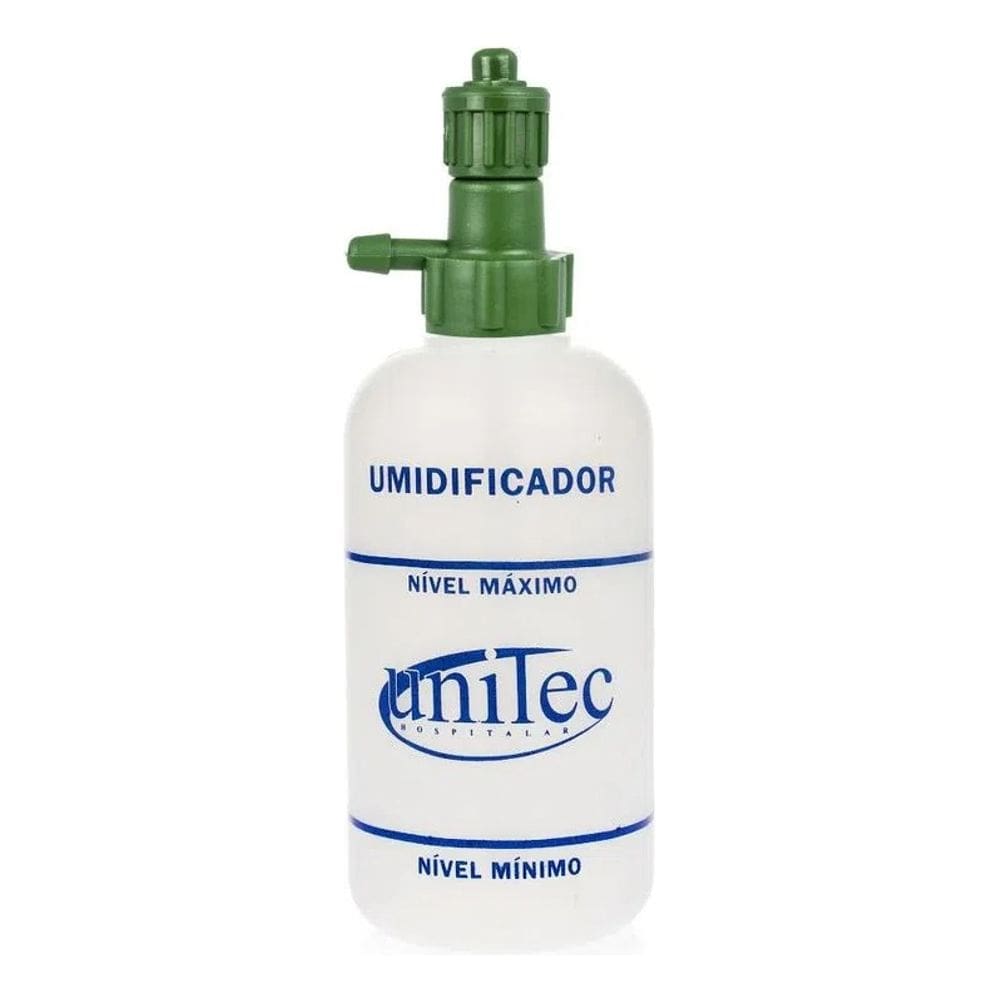 Copo Frasco Umidificador Para Oxigenoterapia Unitec 250 ml