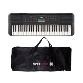 Teclado Musical Yamaha PSR-E283 61 Teclas Portátil Preto + Capa