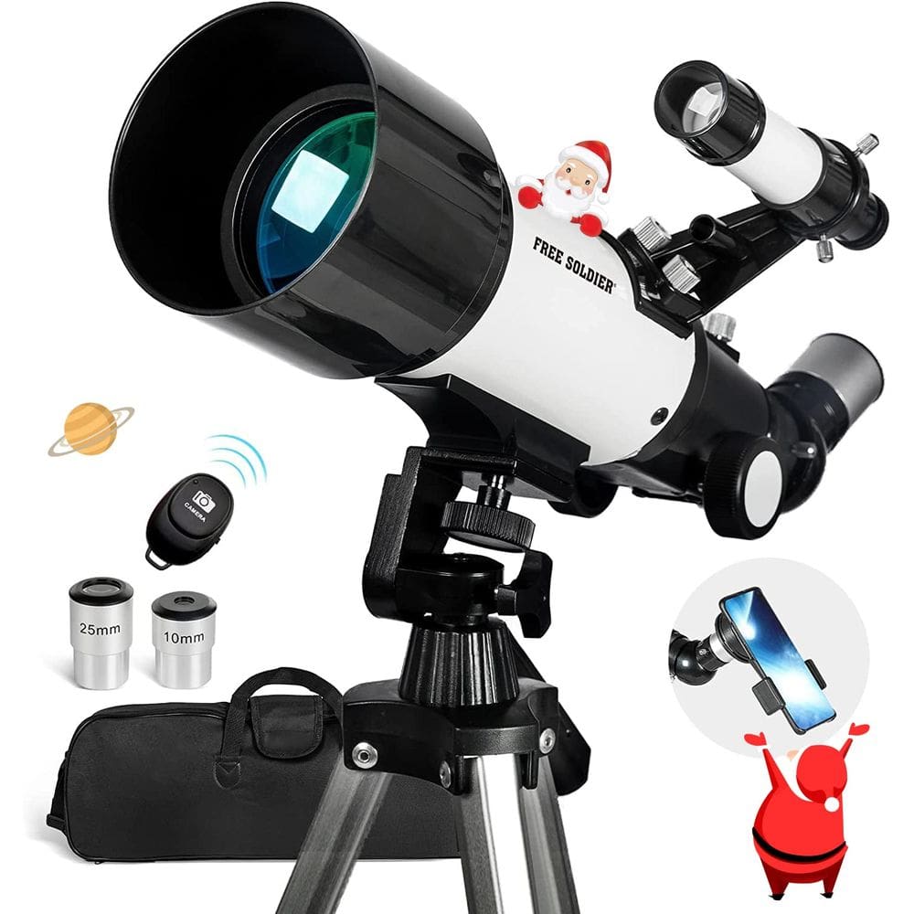 Telescópio FREE SOLDIER 70 mm, abertura de 400 mm, distância focal