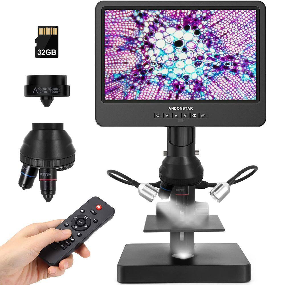 Microscópio digital Andonstar AD249S-P 10,1" HDMI 4000x 2160