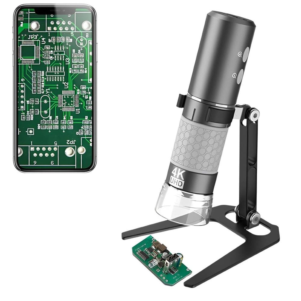 Microscópio portátil digital WiFi USB Jusion 4K 50-1000x