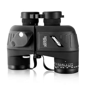 Binóculos Aomekie 10x50 Marine Military Waterproof com Compa