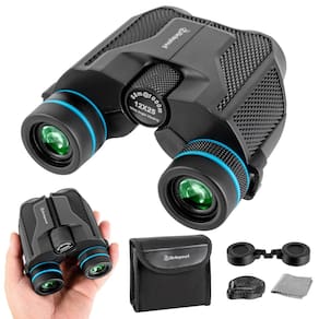 Binóculos Beinyosel 12x25 compactos para adultos/crianças e relógio de pássaros
