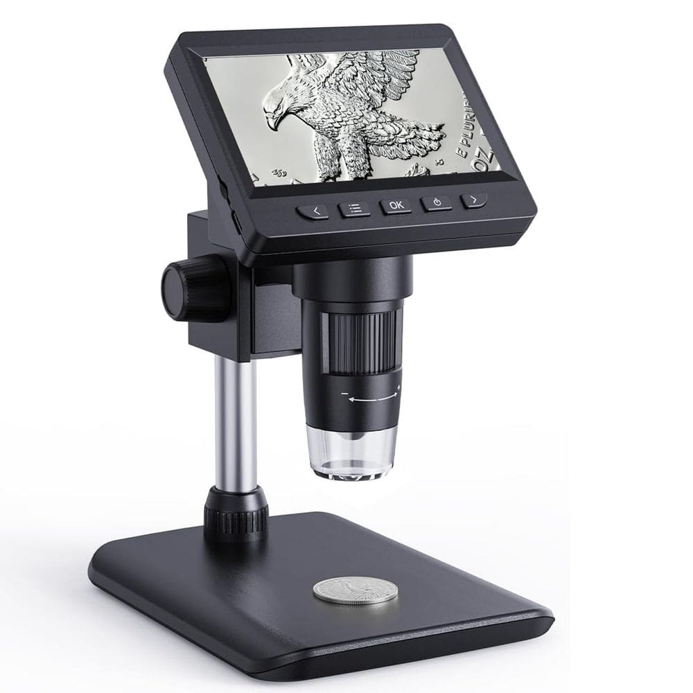 Microscópio digital AOPICK 4.3 HD LCD com zoom 1-1000X