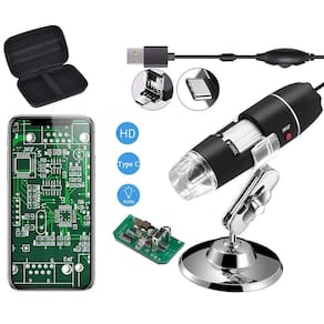 Microscópio USB Jusion  40-1000X com estojo de transporte