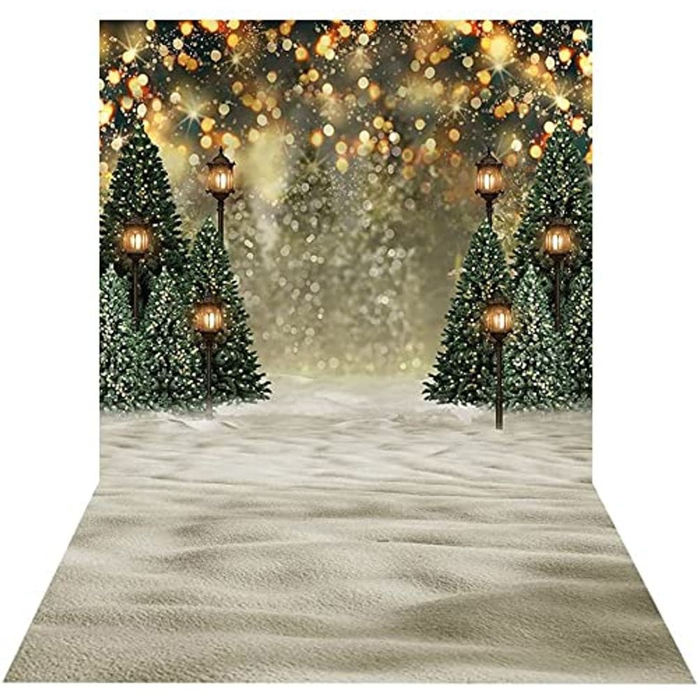 Pano de fundo fotográfico Mocsicka Winter Forest Christmas 150x21