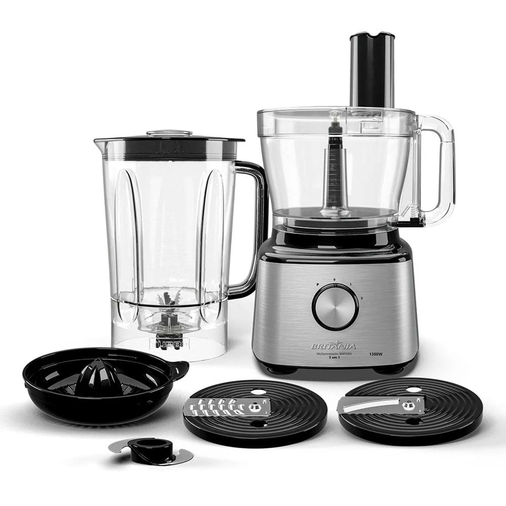 Multiprocessador Britânia Potência 1300w Funções 127v 220v