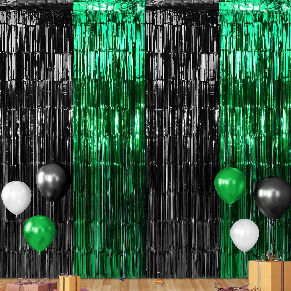 Cortina com franjas, decorações de fundo, Zachely Graduation, pacote com 6