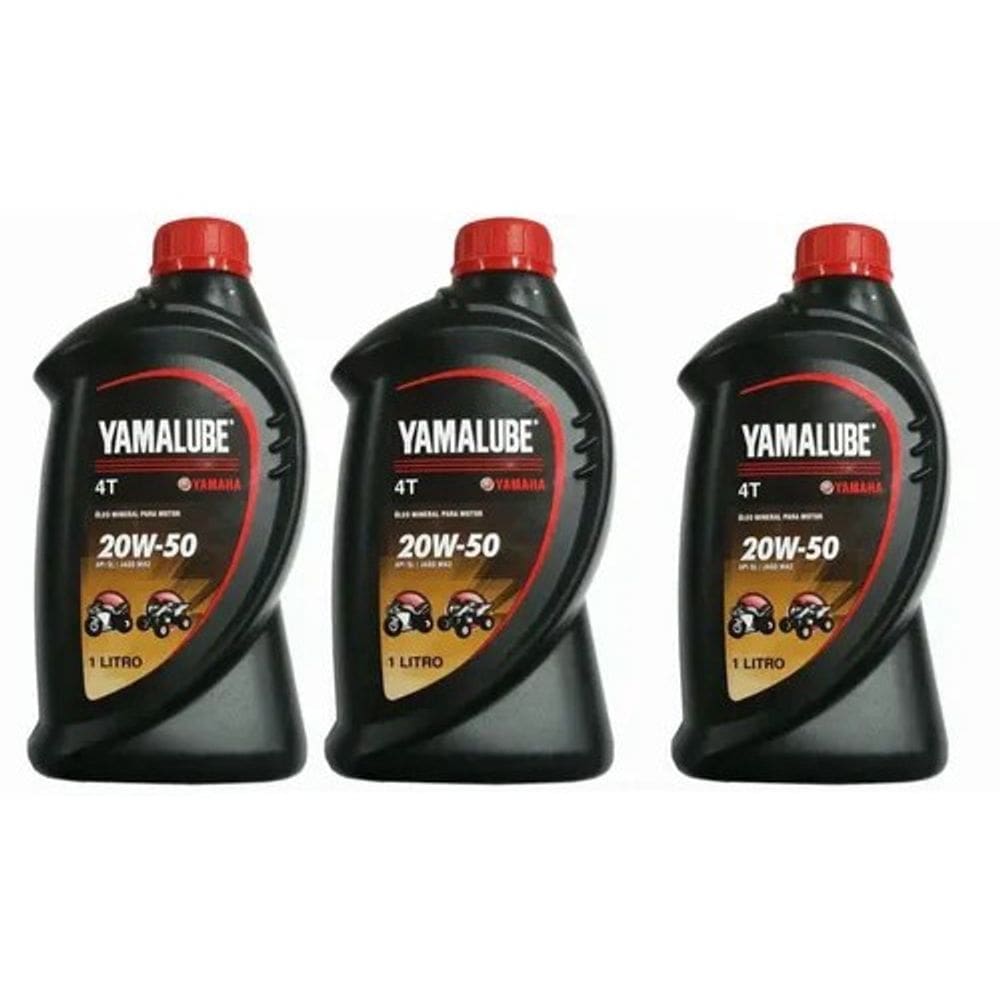 Óleo 4t 20w50 Yamalube Mineral Kit Com 3 Litros