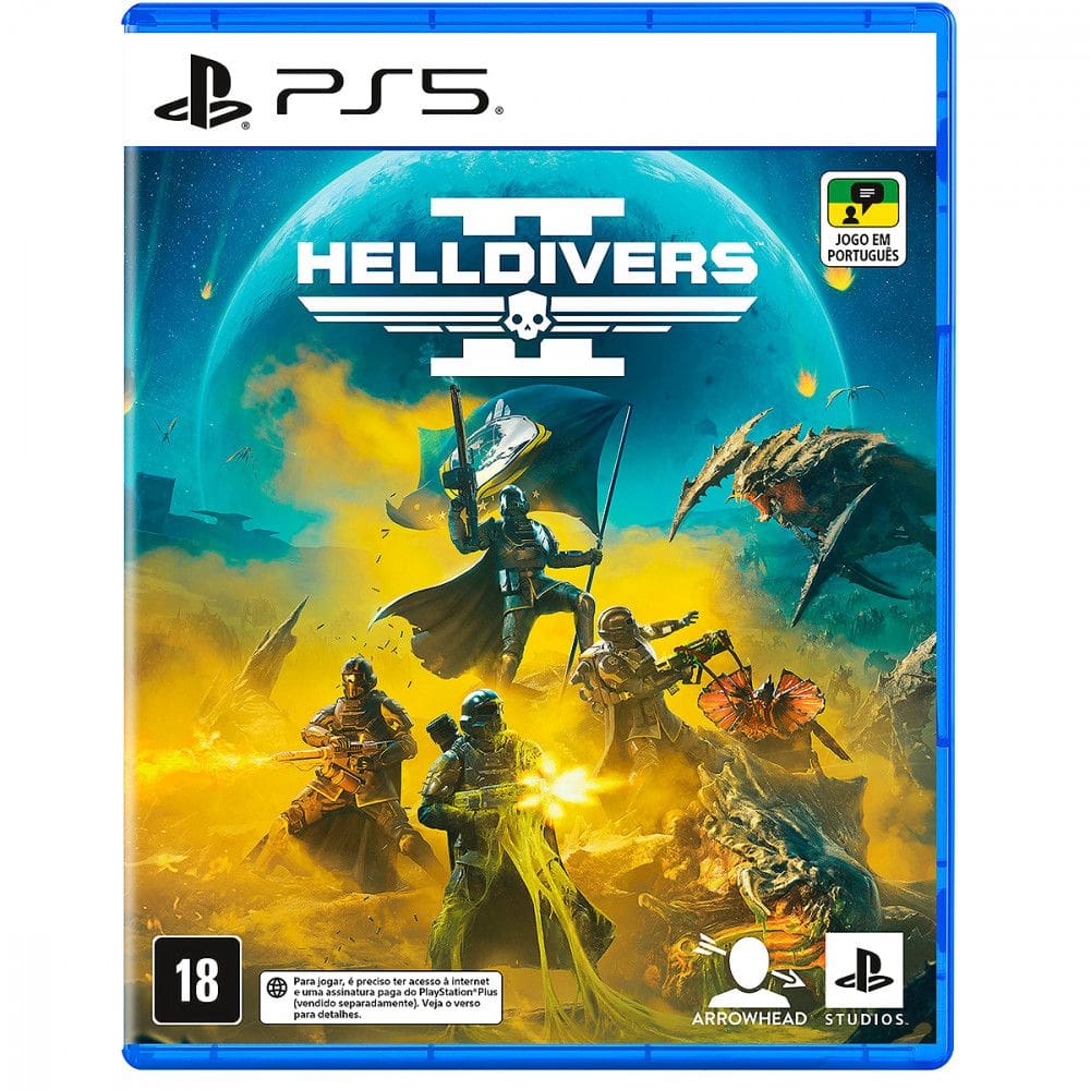 Jogo HellDivers 2 Standard Edition Playstation 5 Midia Física