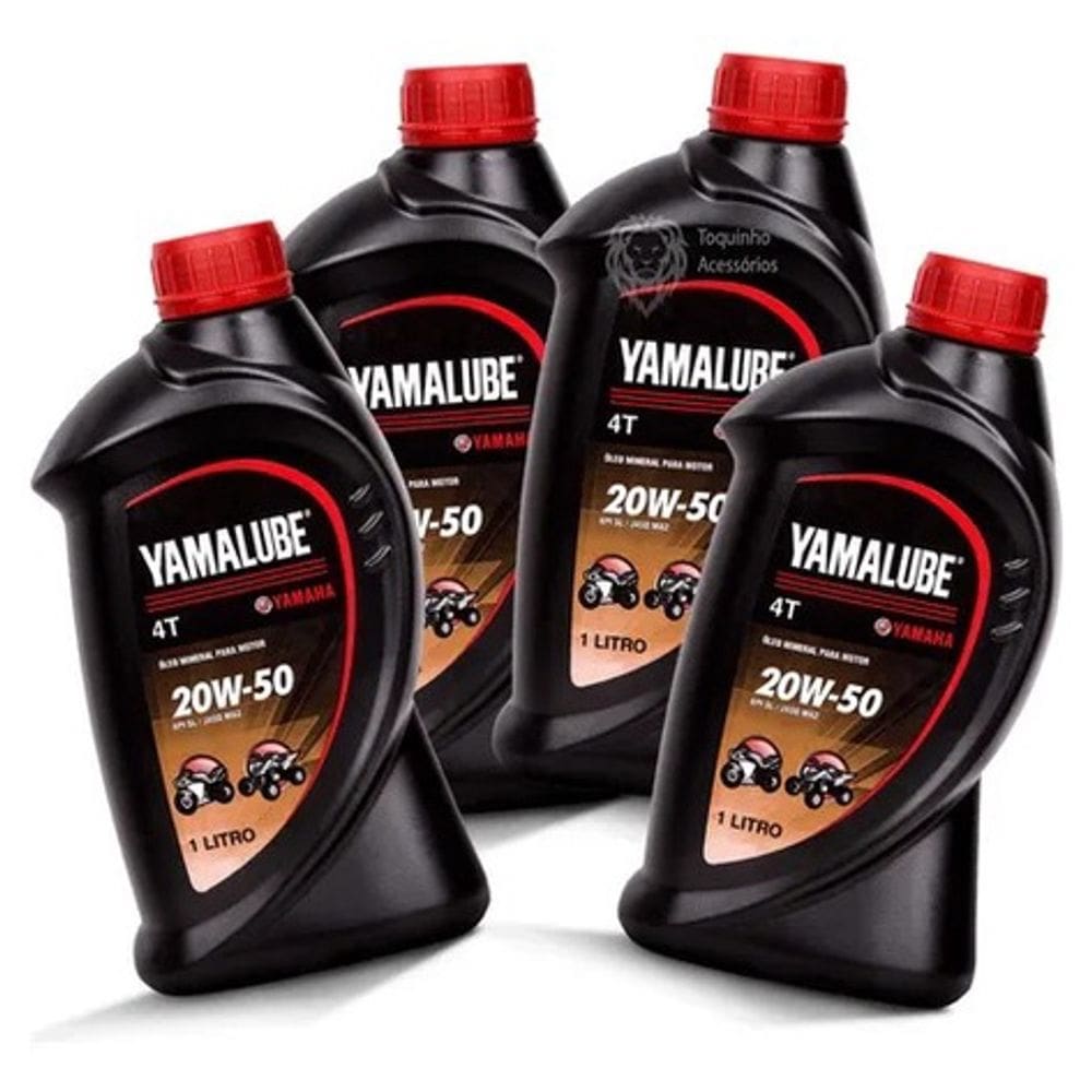 Óleo 4t 20w50 Yamalube Mineral Kit Com 4 Litros