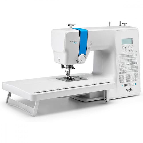 imagem-Máquina de Costura Elgin Premium Plus JX-11.000 200 Pontos Autovolt Branca - 41JX11000EU0 - Bivolt