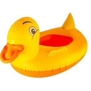 Boia Pato Infantil Inflável Piscina Com Apoio Pernas Bebê