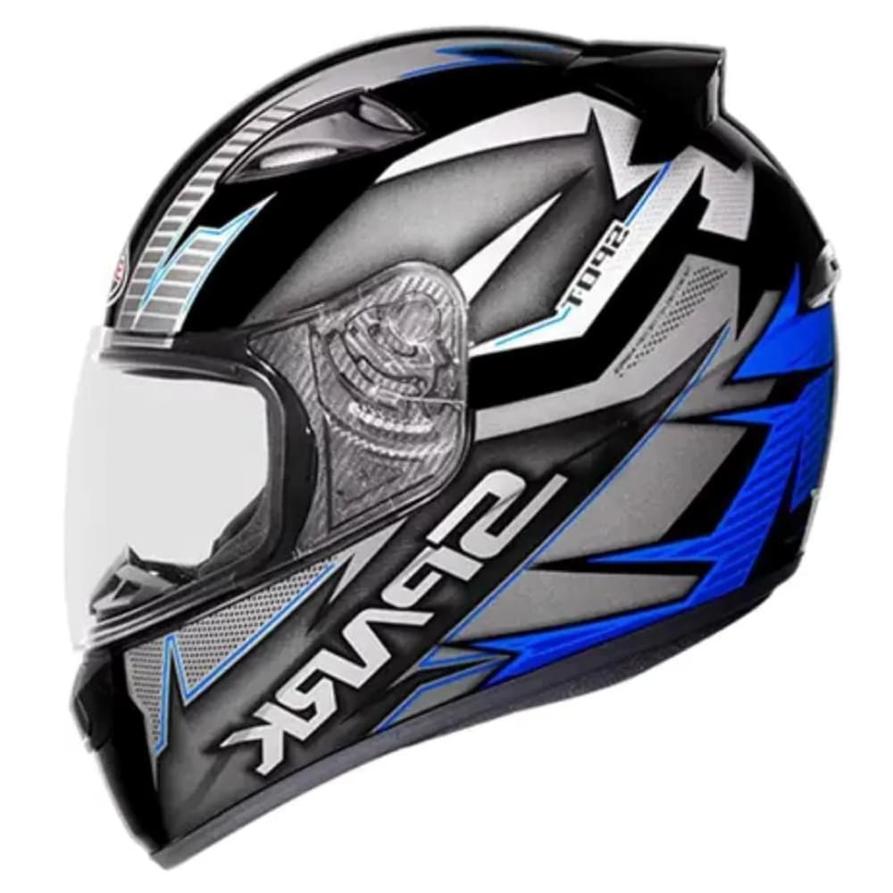 Capacete Ebf New Spark Spot Preto e Azul