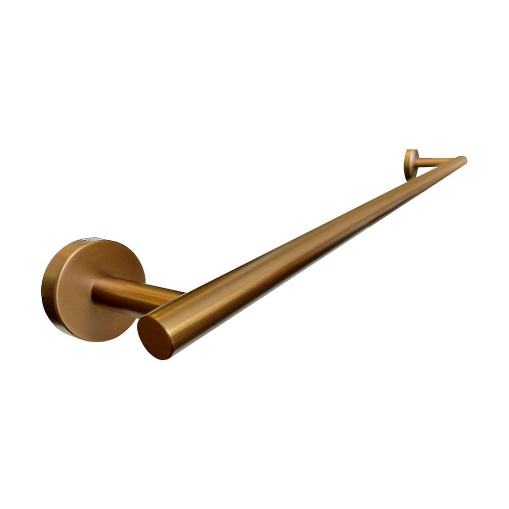 Toalheiro de Banho Redondo Inox Rose Gold Escovado