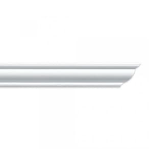Kit com 5 Barras Roda Teto Perfil de Poliestireno 045 HomEstar 10m Branco