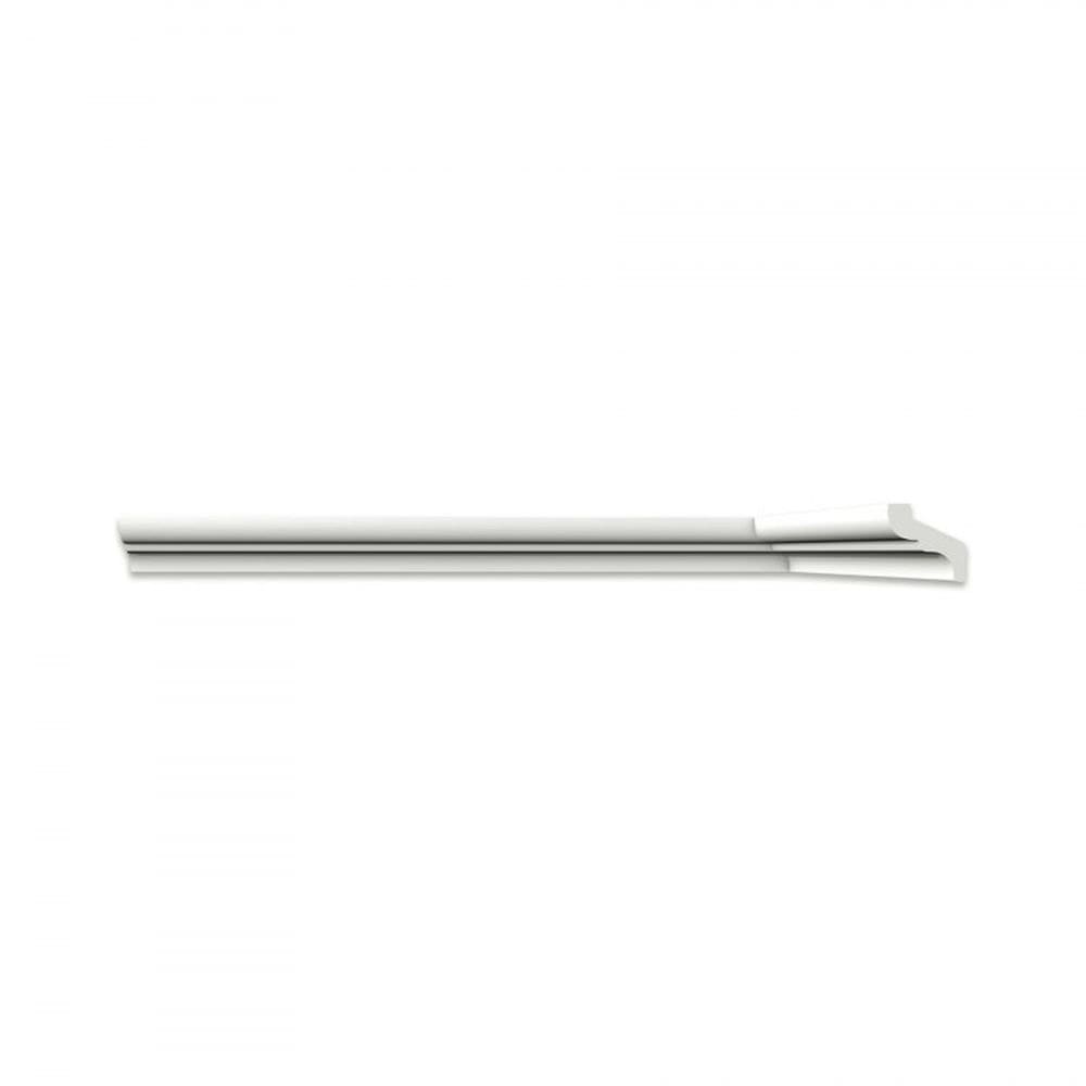 Kit com 5 Barras Roda Teto Perfil de Poliestireno S35 HomEstar 10m Branco