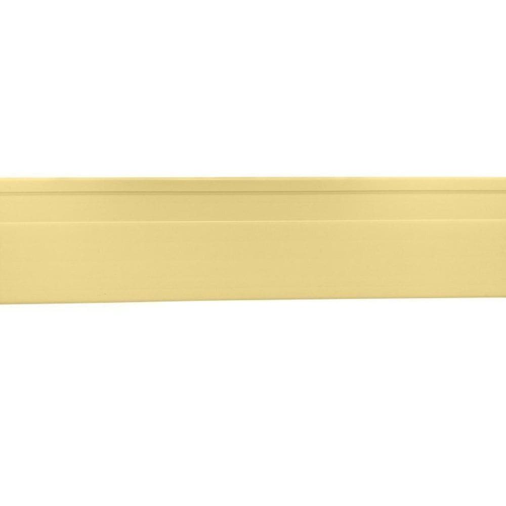 Kit com 20 Barras Rodapé de PVC 7cm x 15mm x 2,40m Master Bariri 48m Marfim