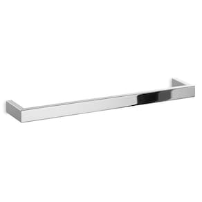 Kit com 2 Toalheiro de Barra 400 Mm Verso Design Sofisticado Cromado