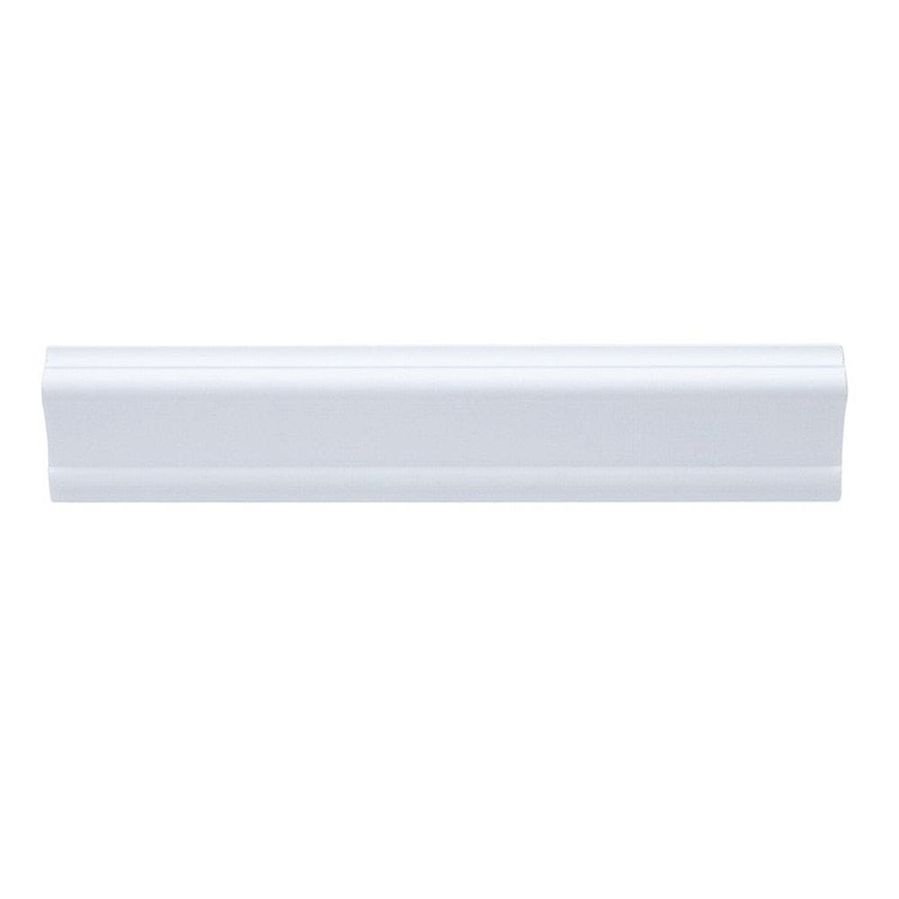Kit com 20 Barras Rodameio de Poliestireno 3,7cm X 15mm Liso 48m Branco