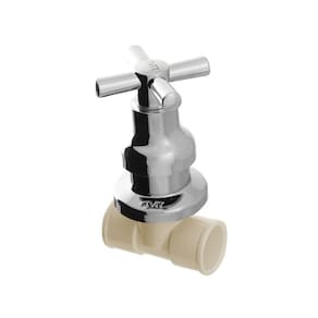 Kit 3 Registro de Pressao Cromado 20mm Cruz Inox