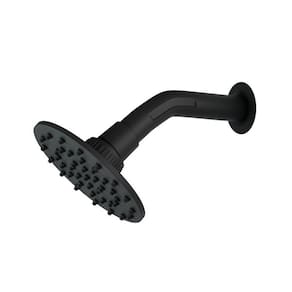 Kit 3 Chuveiros Articulado Redondo Luxo Preto