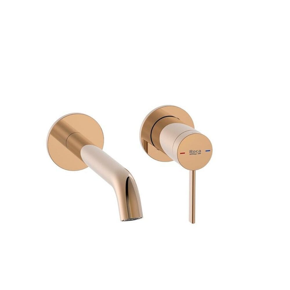 Kit com 3 Monocomando Para Lavatorio de Parede Ona Roca Rosé Gold