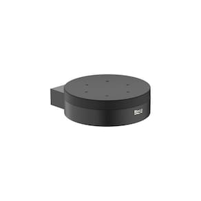 Kit com 3 Saboneteira de Parede Hotels Round Design Elegante Matte Black