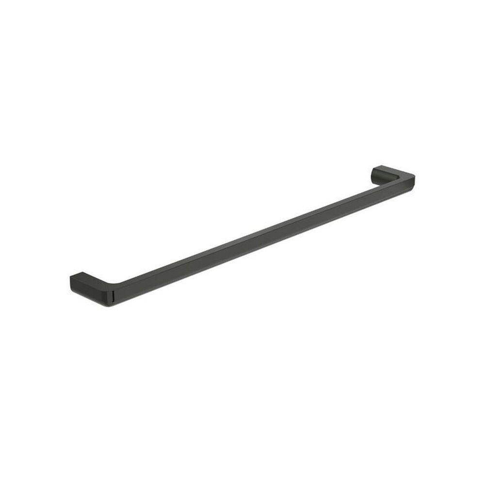 Kit com 3 Toalheiro de Barra 600mm Titanium Moderno e Elegante Titanium Black