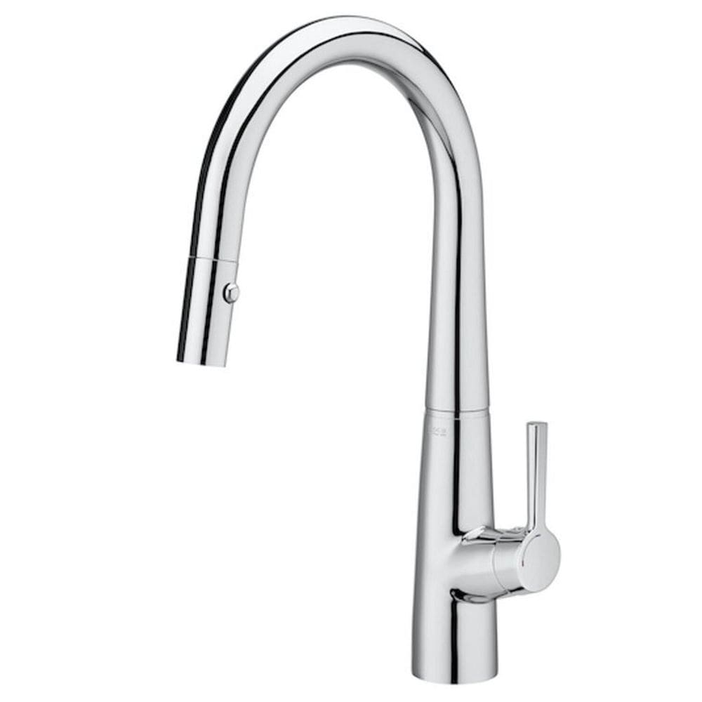 Kit com 3 Monocomando para Cozinha de Mesa Bica Extraível U&quot; com 2 Funções Syra Cromado
