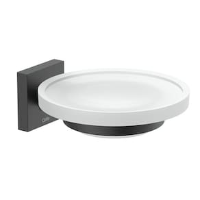 Kit com 2 Saboneteira Up Matte Design Elegante Preto Matte