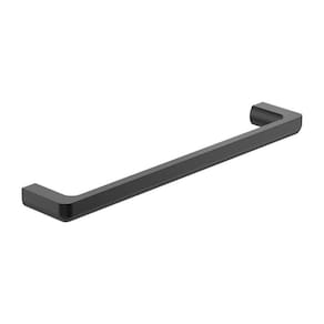 Kit com 2 Toalheiro de Barra 450 Mm Tempo Brushed Titanium Brushed Titanium Black
