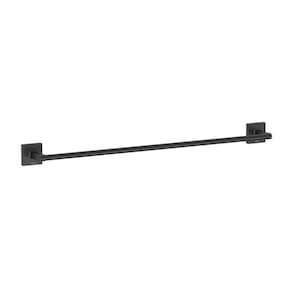 Kit com 2 Toalheiro de Barra 600mm Up Design Moderno Preto Matte