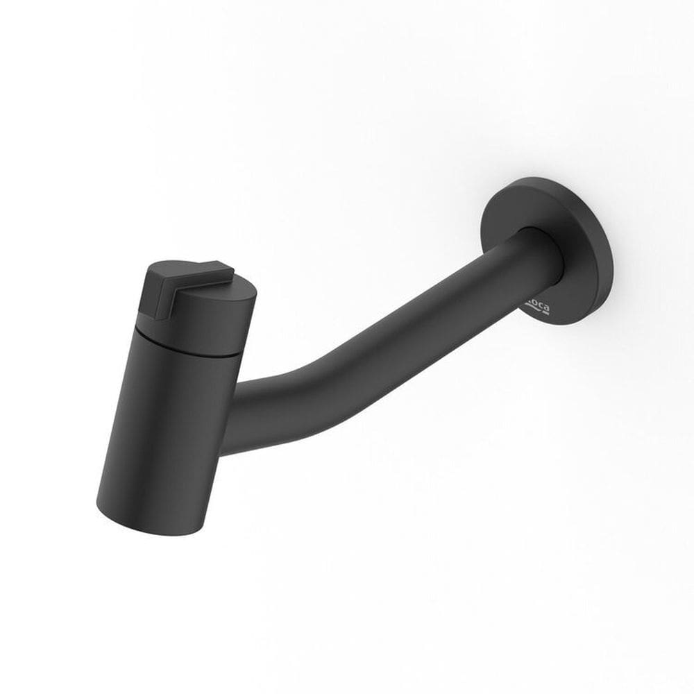 Kit com 2 Torneira para Lavatório de Parede New Singles Matte Black Preto Matte