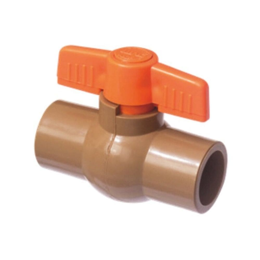 Kit 3 Registros Esfera Soldavel 32mm Civitt Marrom