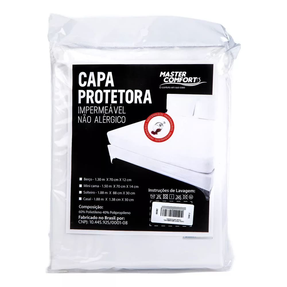 Capaprotetora Impermeavel P/Colchao Solteiro Bem Me Quer