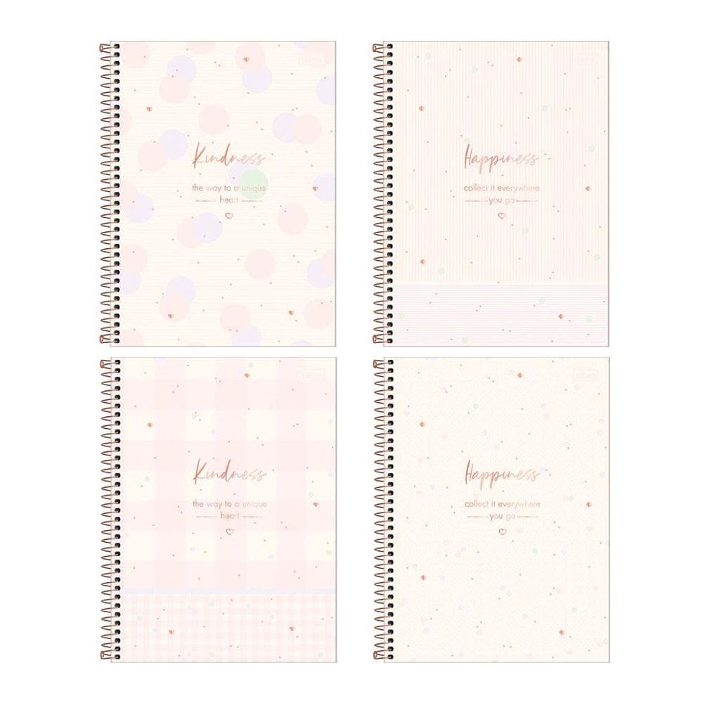 Caderno espiral Univ 10x1 160 fls Soho Tilibra