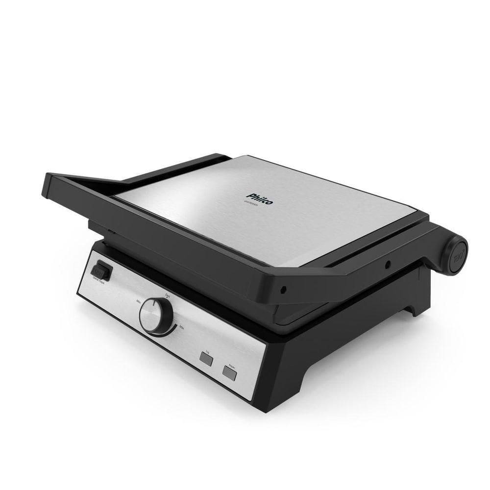 Grill Philco 2 Em 1 Chapa Com Abertura 180° PGR50A 220V
