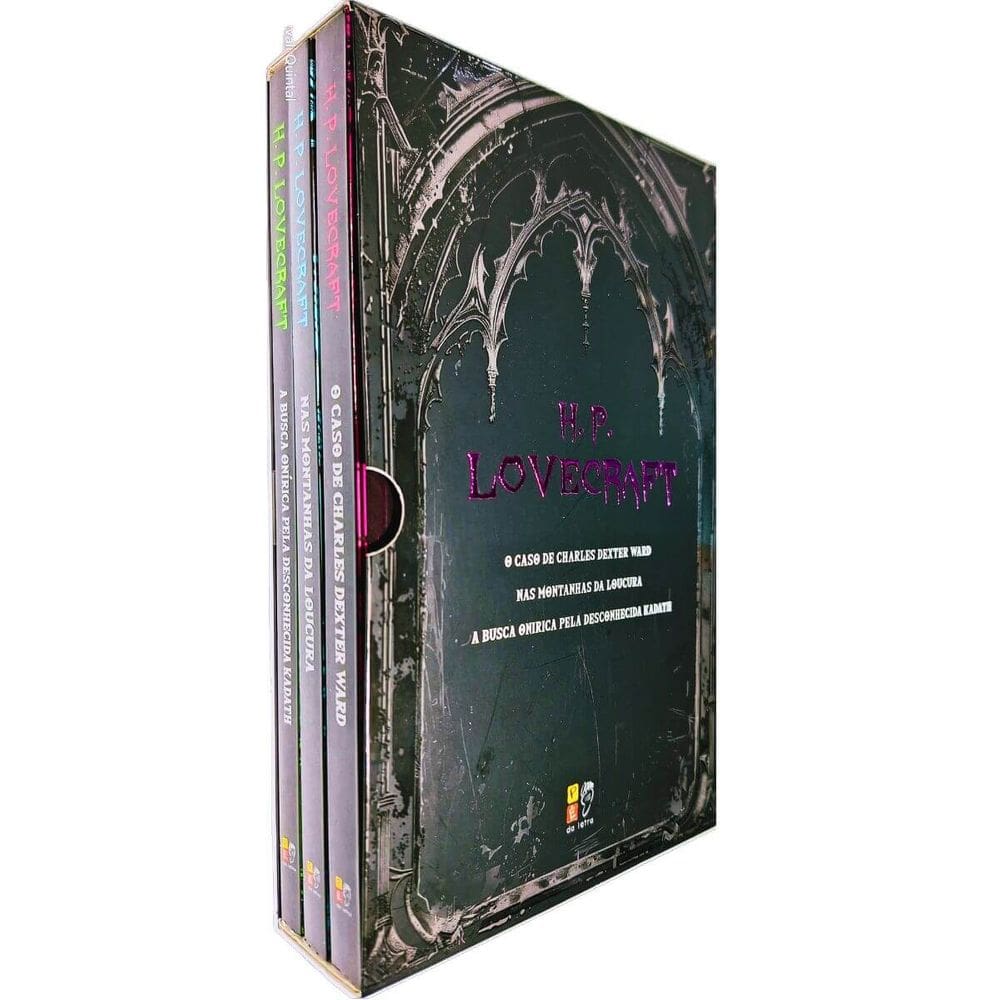 Box Coleção H. P. Lovecraft: O Caso de Charles Dexter Ward, Nas Montanhas da Loucura e a Busca Onírica Pela Desconhecid