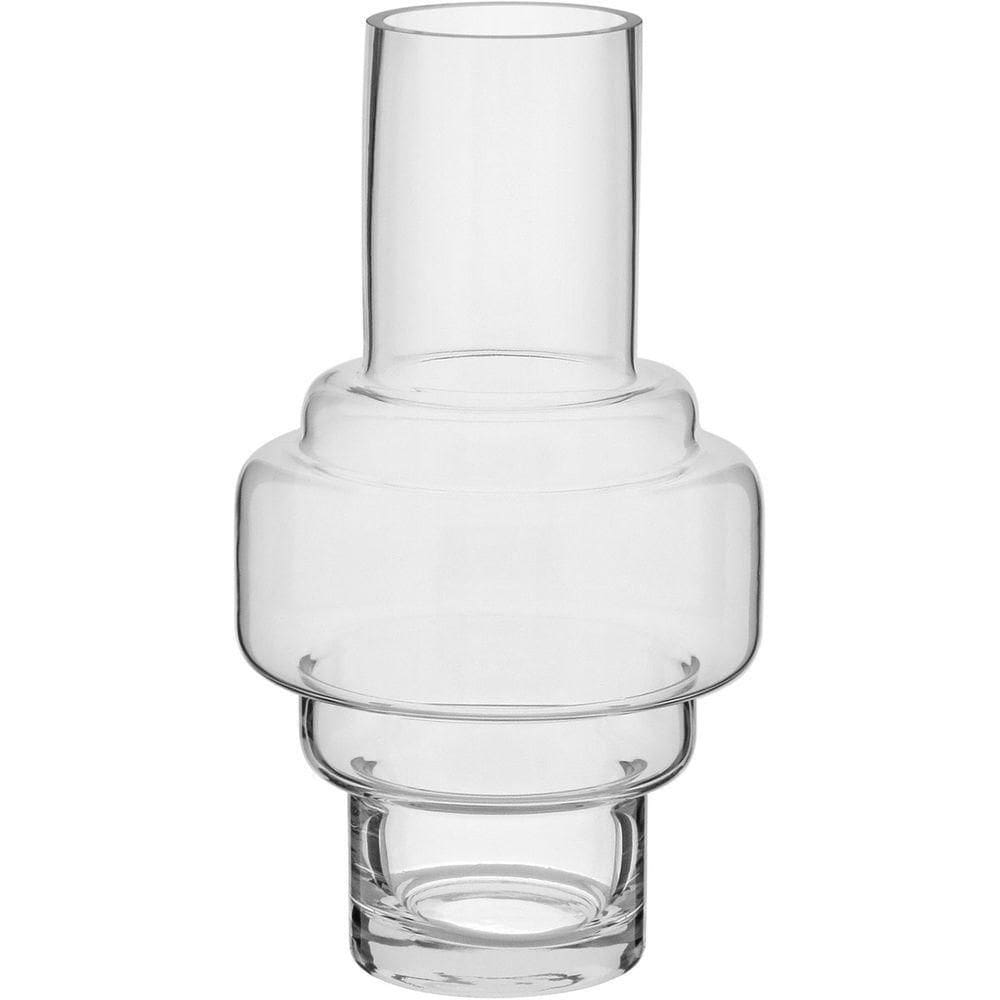 Vaso Decorativo Enfeite Casa Vidro 35x20x20cm