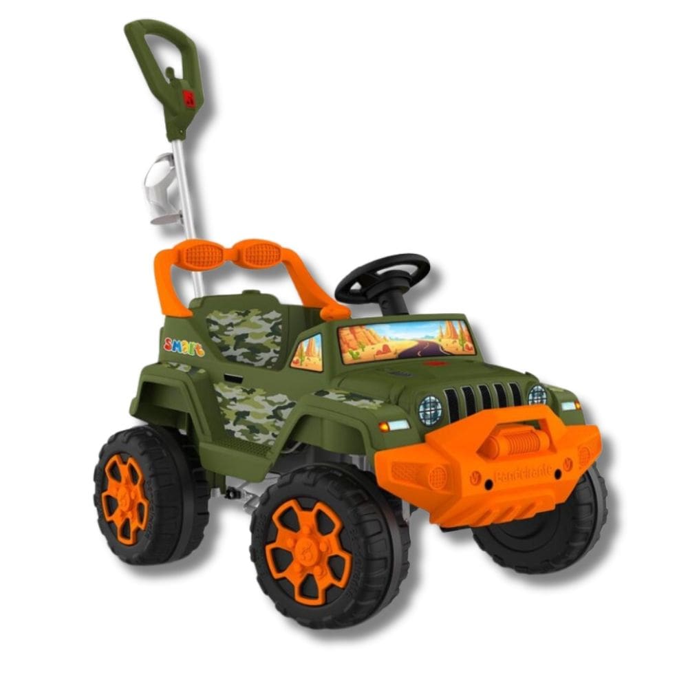 Carrinho De Passeio E Pedal Smart Banjipe Camuflado - Bandeirante