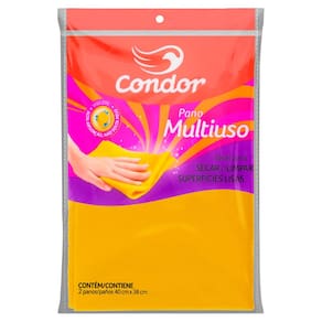 Pano Multiuso Condor 40cm x 38cm 2 Unidades
